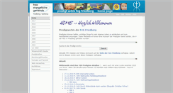Desktop Screenshot of predigt.servin.de