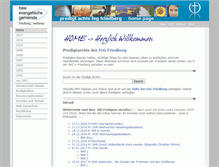 Tablet Screenshot of predigt.servin.de